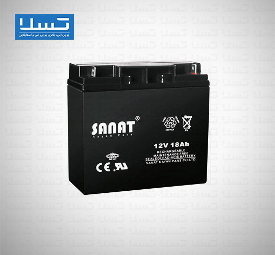 باتری صنعت 18 آمپر باتری صنعت 18 آمپر