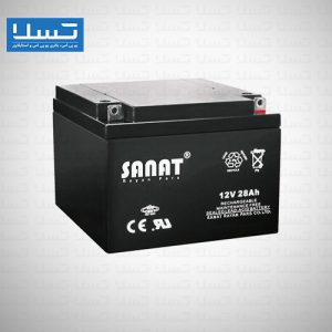 باتری یوپی اس 28 امپر صنعت