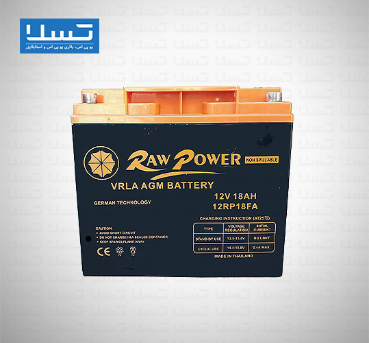 باتری یوپی اس راو پاور 18 آمپر باتری یوپی اس راو پاور 18 آمپر
