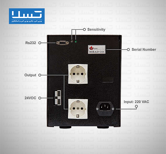 HIRAD 600-3000VA BACK